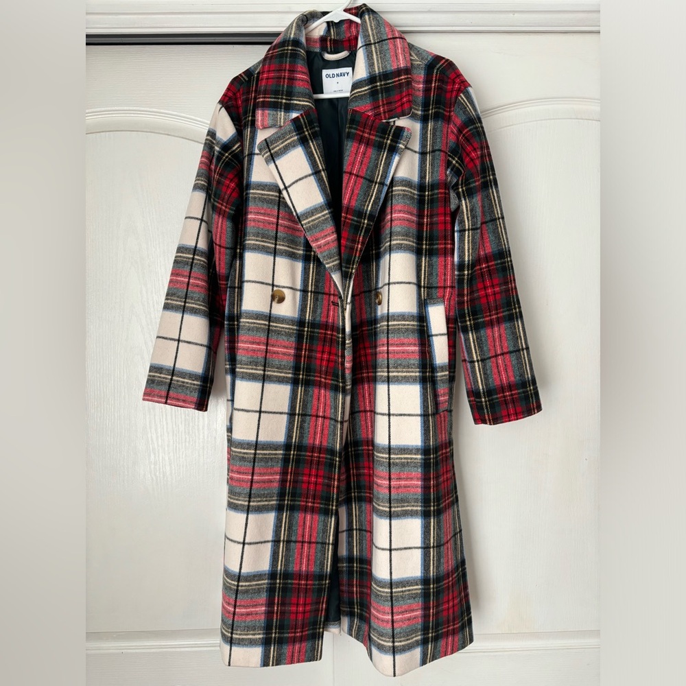 Old Navy Plaid Coat